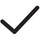 Black check mark