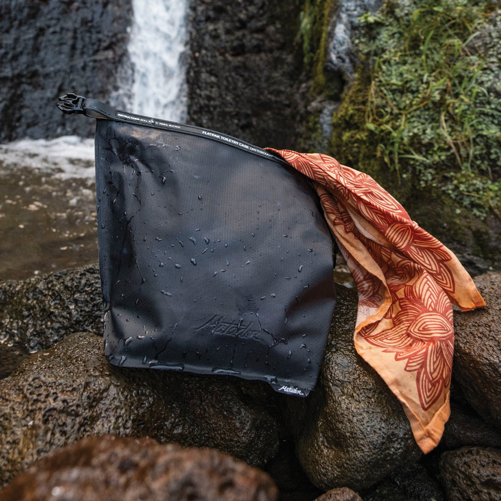 Waterproof Toiletry Case + Toiletry Bottles